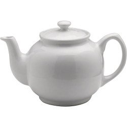 Price & Kensington 6 Cup White Gloss Teapot