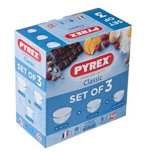 Pyrex 3 Piece Classic Bowl Set
