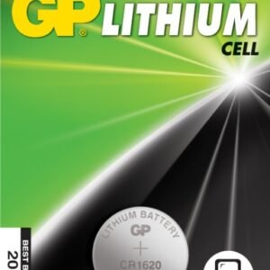 GP CR1620 Single Lithium Button Cell Battery