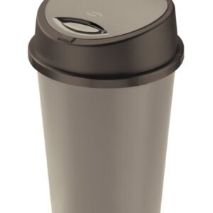 Tontarelli 50L Silver Touch Bin