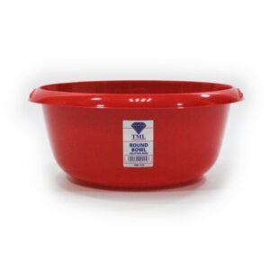 TML 6L Red Glitter Round Bowl