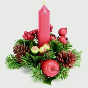 Premier 13cm Apple Cone & Berry Candle Ring