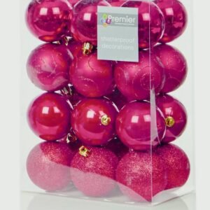 Premier Red 60mm Multi Finish Balls Pack 24