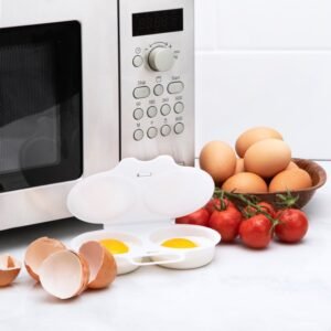 Microwave It white Egg Poacher