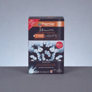 Premier Warm White 24 LED Multi Action Battery Operated TIMELIGHTSâ„¢
