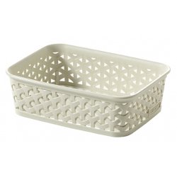Curver A6 My Style Rattan Tray Vintage White