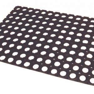 JVL 40x60cm Rondo Rubber Ring Door Mat