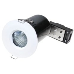 Powermaster White IP65 Fire Rated Fixed Downlight