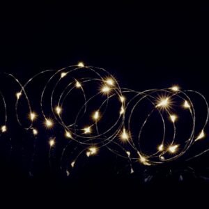 Premier Warm White 50 LED Multi Action Battery Operated Microbrights