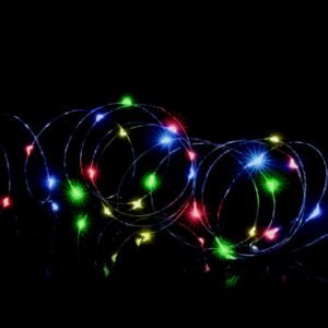 Premier Multi/Green 100 LED Multi Action Battery Operated Microbrights