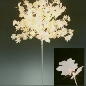 Premier 2.5m White Maple Leaf Tree 400 Warm White LED