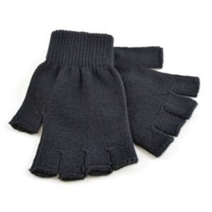 Laltex nan Mens Black Fingerless Magic Gloves