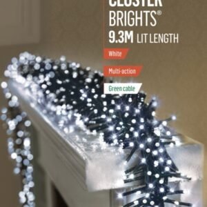 Premier White/Green Cable 720 LED Multi Action Supabrights Cluster Lights With Timer