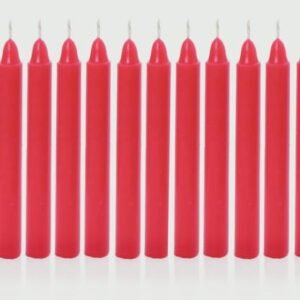 Premier 20x10 Red And Ivory Mini Candle