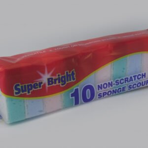 Superbright Pack 10 Non Scratch Sponge Scourers