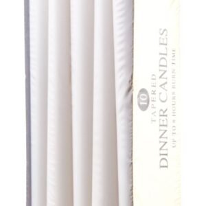 Price's Candles Ivory Dinner Candles Pack 10