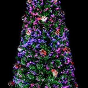 Premier 80cm Pencil Tree With Pine Cones & Berries