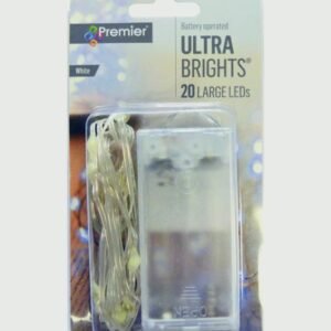 Premier 20 LED White Indoor Ultrabrights Large Lights