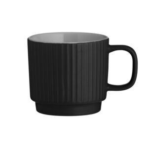 Mason Cole Grey Embossed Line Mug