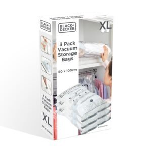 Black & Decker Jumbo 3 Pack Vacuum Storage Bags
