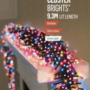 Premier Rainbow/Green Cable 720 LED Multi Action Cluster Brights With Timer