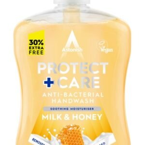 Astonish 650ml Milk & Honey Protect + Care Anti Bacterial Handwash