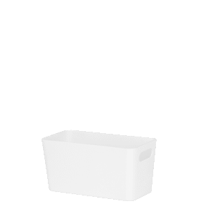 Wham Ice White Studio Rectangular Basket 20 x 10 x 10cm
