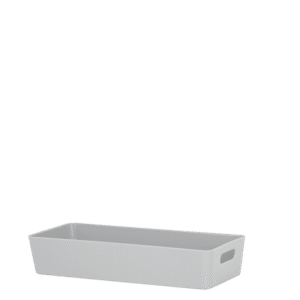 Wham Cool Grey Studio Rectangular Basket 30 x 12.50 x 6cm