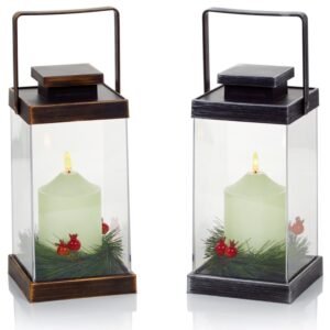 Premier 26cm Bright Lantern Dome Candle Assorted