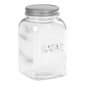 Tala Sugar 1250ml Glass Jar With Screw Top Lid