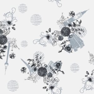 d-c-fixÂ® 20m Roll x 140cm Manhattan Tablecloth - Shirley Silver