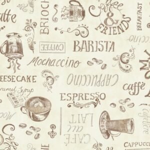 d-c-fixÂ® 20m Roll x 140cm Manhattan Tablecloth - Ristretto Creme