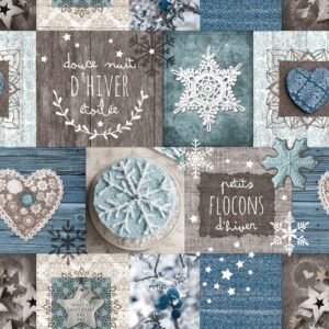 d-c-fixÂ® 20m Roll x 140cm Manhattan Christmas Tablecloth