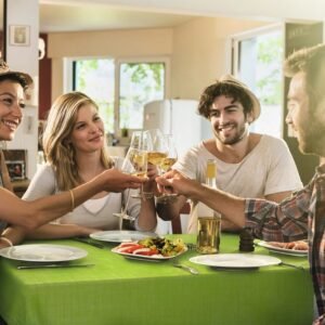 d-c-fixÂ® 20m Roll x 140cm Monte Carlo Tablecloth - Sharon Limone