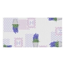 d-c-fixÂ® 20m Roll x 140cm Manhattan Tablecloth - Blue Lavender