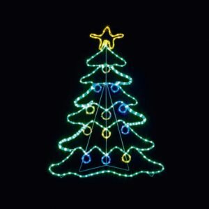 Premier 1.2m Tree Rope Light 240 Multi LEDs