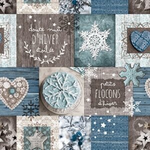 d-c-fixÂ® 20m Roll x 140cm Manhattan Christmas Tablecloth