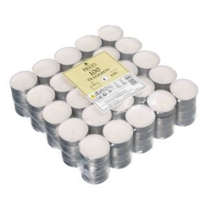 Price's Candles Pack 100 White Tealights
