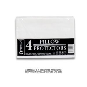 Ottoman Pack 4 Pillow Protectors