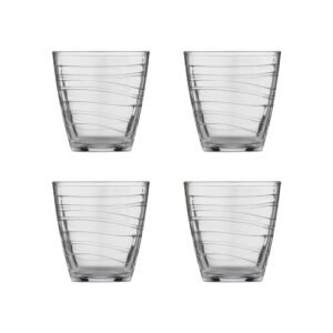 Ravenhead Set Of 4 Essentials Swirl Mixer Glass