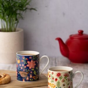 Price & Kensington 380ml Wild Flower Fine China Mug