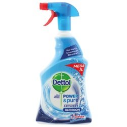 Dettol 1L Power & Pure Bathroom Spray