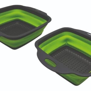 Casa & Casa 2 Piece Foldable Draining Basket