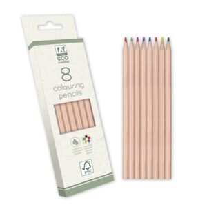 Ig Design 8 Pack Eco Essentials Colouring Pencils