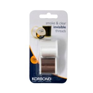 Korbond 2 x 110m Invisible Threads Clear & Smoke