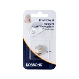 Korbond 4 Piece Thimble & Needle Threaders