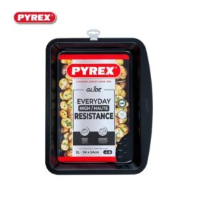 Pyrex 34 x 24cm Rectangular Roaster PX Glide