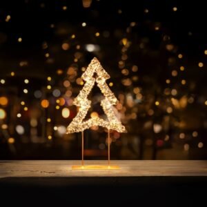 Premier 45cm Gold Table Top Tree 720 LEDs