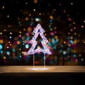 Premier 45cm White Table Top Tree 720 LEDs