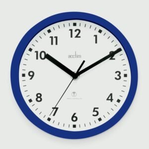 Acctim Midnight blue Nardo Radio Control Wall Clock